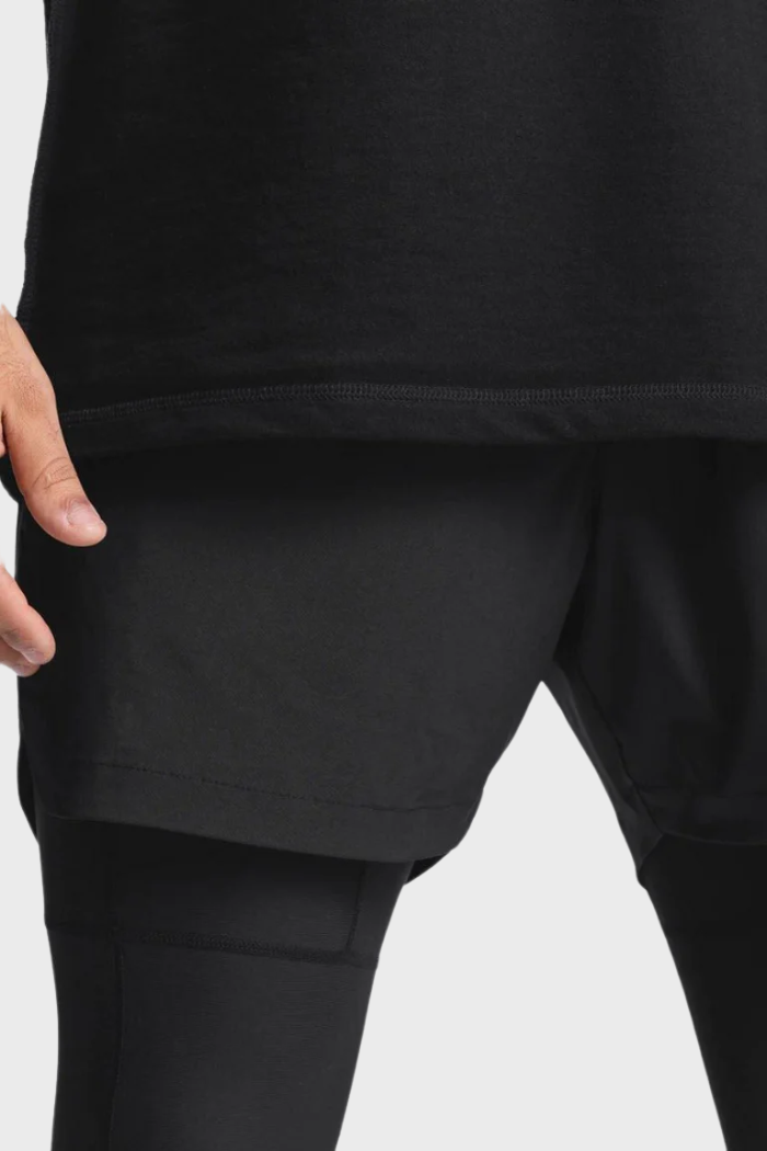 SHORT ZIOL ESPORTIVO COM CALÇA DE COMPRESSÃO