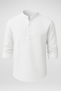 CAMISA MASCULINA COM GOLA MANDARIM - ZIOL