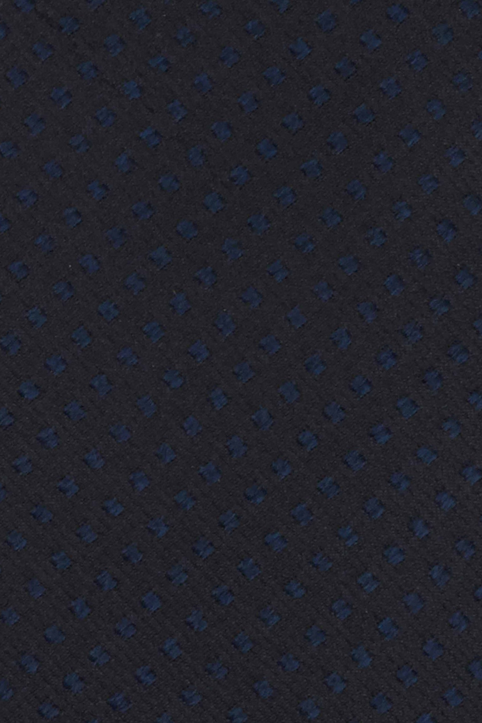 GRAVATA AZUL MARINHO COM BOLINHAS QUADRADAS TONAIS