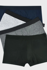 KIT 4 CUECAS BOXER DE ALGODÃO ZIOL