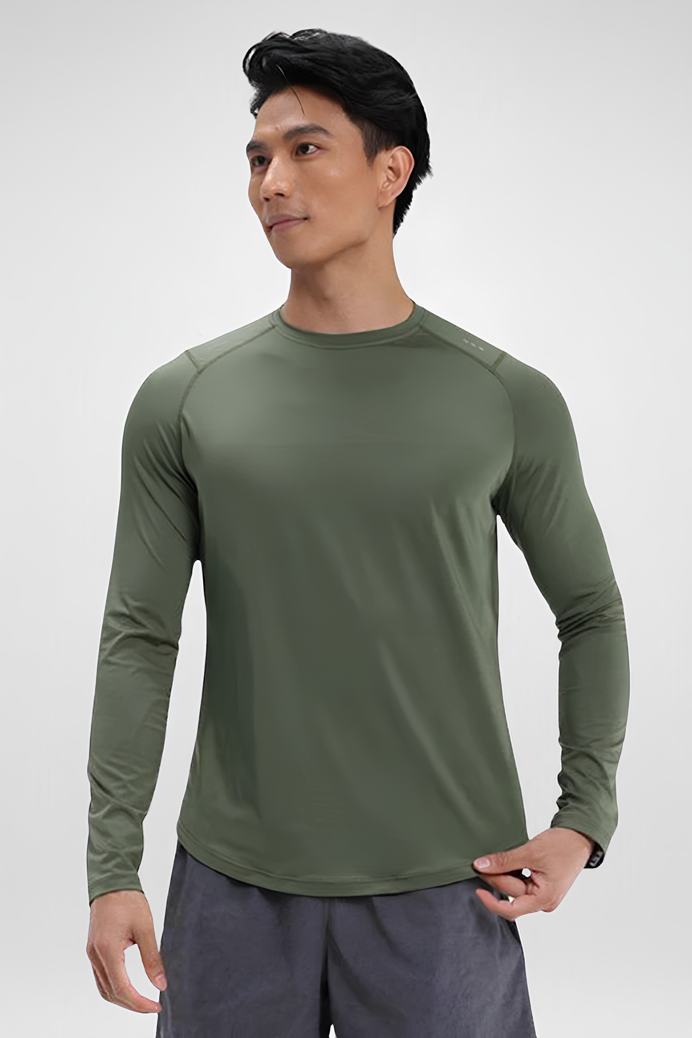 CAMISETA MASCULINA ESPORTIVA MANGA LONGA