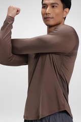 CAMISETA MASCULINA ESPORTIVA MANGA LONGA