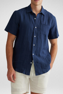 Camisa Linho Masculina Manga Curta