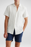 Camisa Linho Masculina Manga Curta