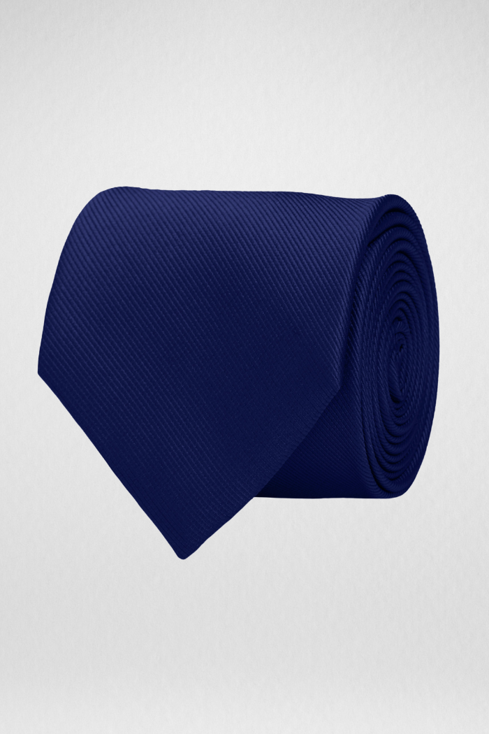 GRAVATA AZUL MARINHO TEXTURA LISTRA