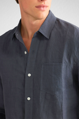 CAMISA LINHO MASCULINO MANGA LONGA
