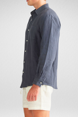 CAMISA LINHO MASCULINO MANGA LONGA