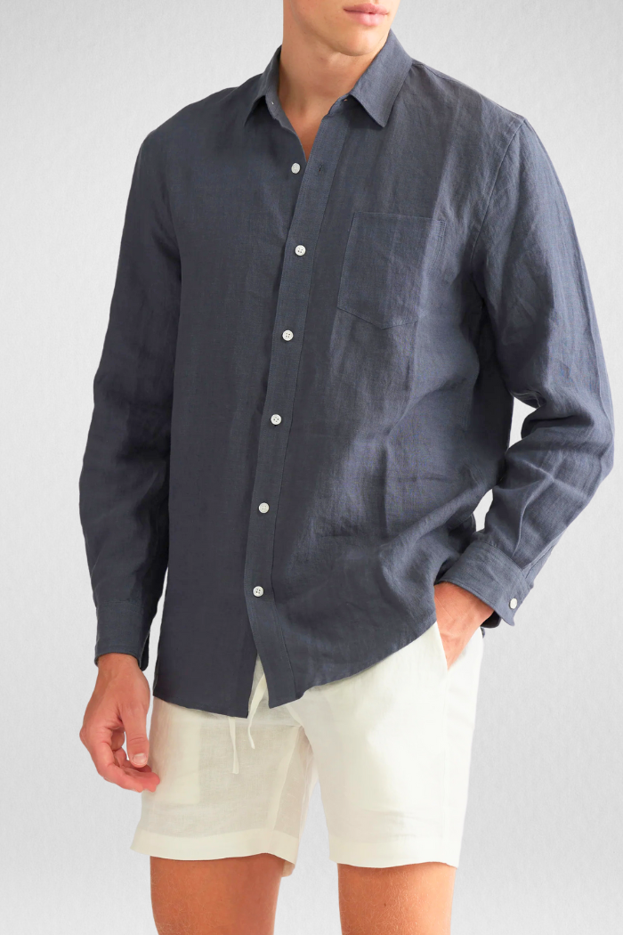 CAMISA LINHO MASCULINO MANGA LONGA