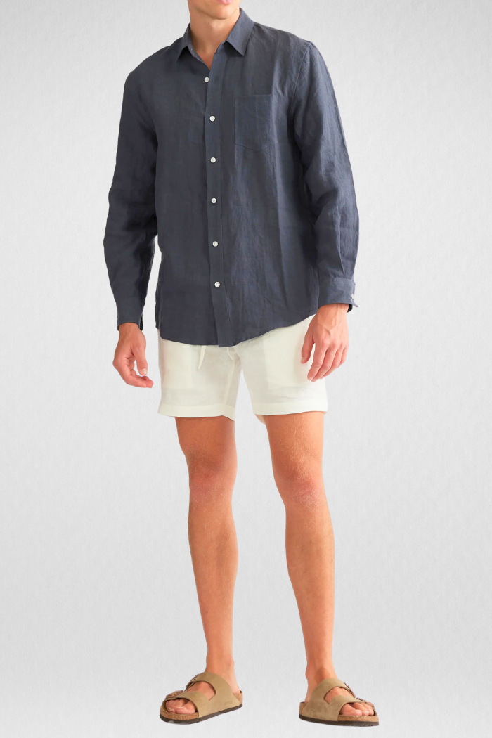 CAMISA LINHO MASCULINO MANGA LONGA