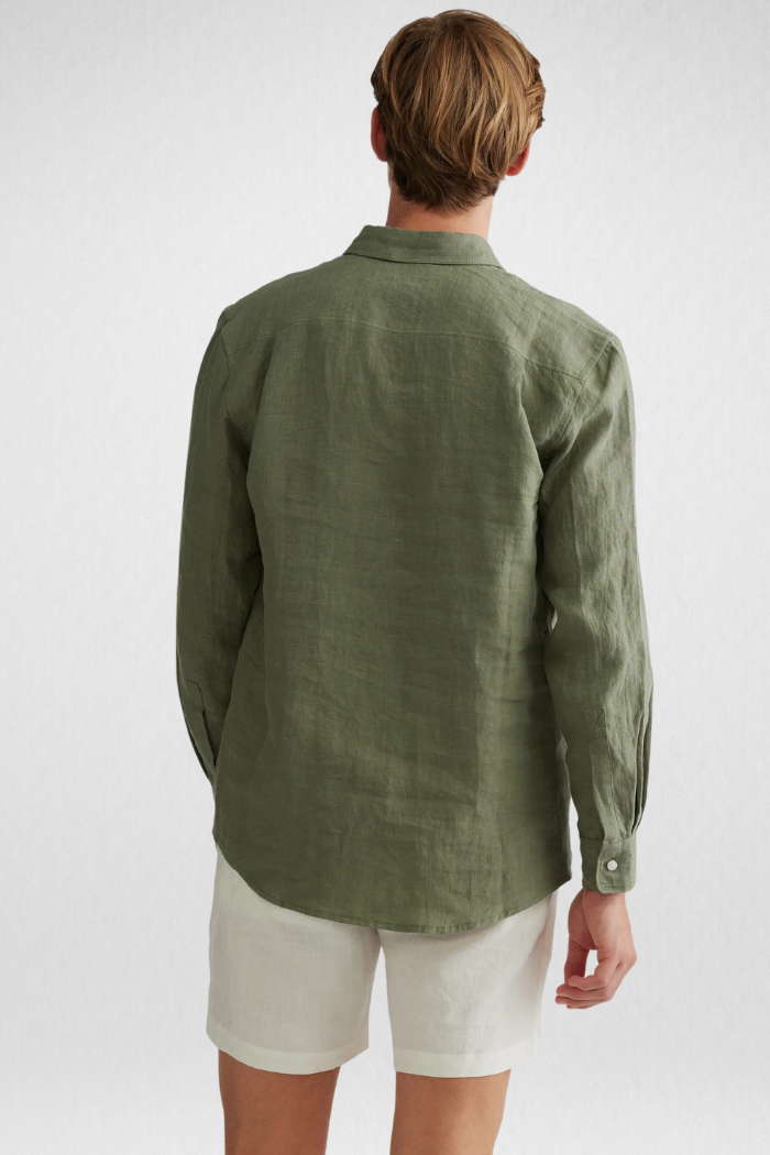 CAMISA LINHO MASCULINO MANGA LONGA