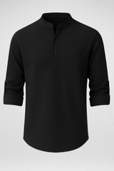 CAMISA MASCULINA COM GOLA MANDARIM - ZIOL